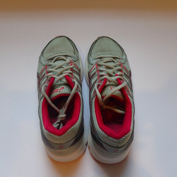 ASICS Women's Running Walking Lightweight Shoes T7K8N Pink Gray Size 9 in EUC - Picture 2 of 7